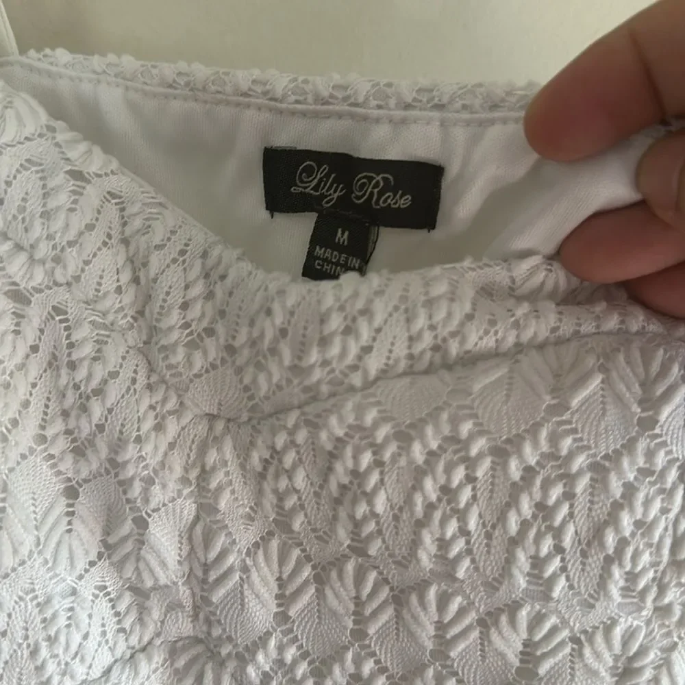 Lily Rose Floral Spaghetti Strap Maxi Dress Size M - Picture 5 of 7